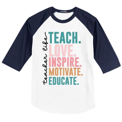 Teacher Baseball Sleeve Shirt