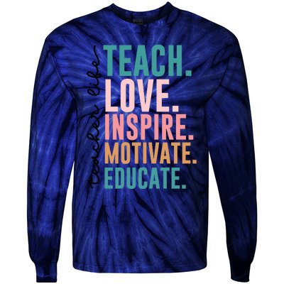 Teacher Tie-Dye Long Sleeve Shirt