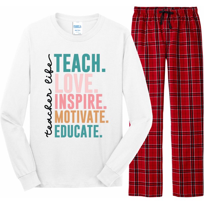 Teacher Long Sleeve Pajama Set