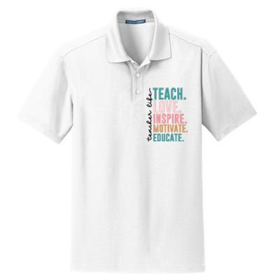 Teacher Dry Zone Grid Polo