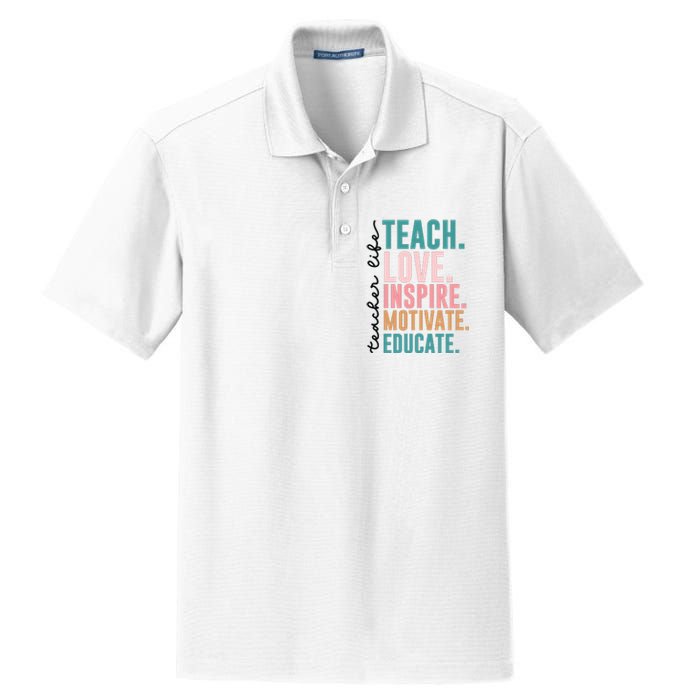 Teacher Dry Zone Grid Polo