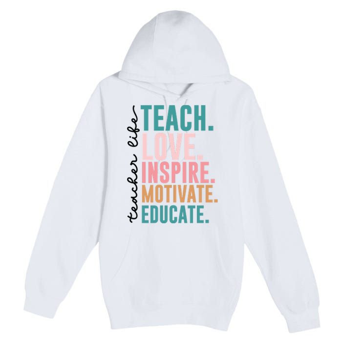 Teacher Premium Pullover Hoodie