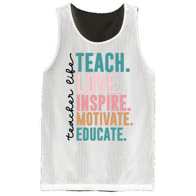 Teacher Mesh Reversible Basketball Jersey Tank