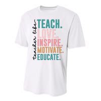 Teacher Performance Sprint T-Shirt