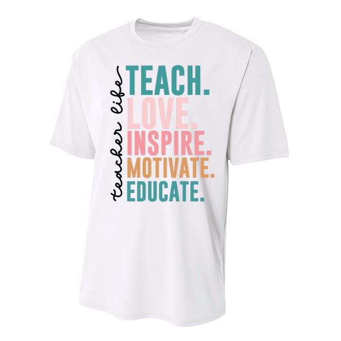 Teacher Performance Sprint T-Shirt