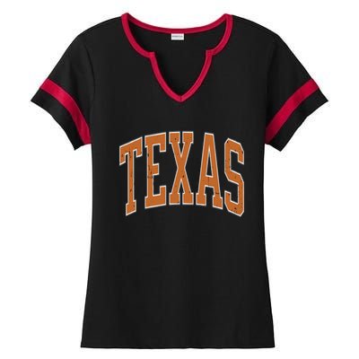 Texas Ladies Halftime Notch Neck Tee