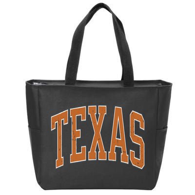 Texas Zip Tote Bag