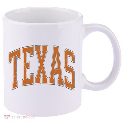 Texas 11oz C Handle Ceramic Mug