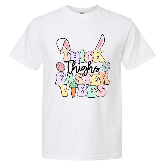 Thick Things Easter Vibes Easter Day Garment-Dyed Heavyweight T-Shirt