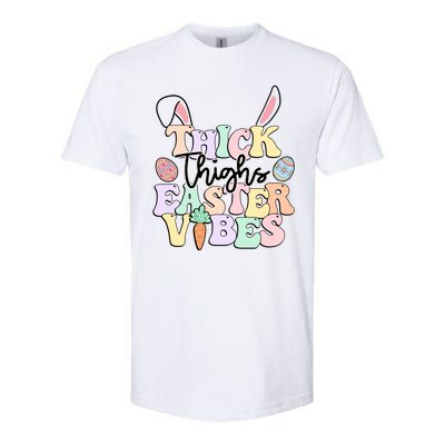 Thick Things Easter Vibes Easter Day Softstyle CVC T-Shirt