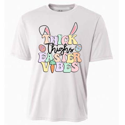 Thick Things Easter Vibes Easter Day Cooling Performance Crew T-Shirt