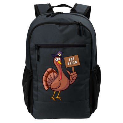 Thanksgiving Turkey Eat Pizza Thankful Gobble Design Outfit Great Gift Daily Commute Backpack