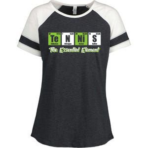 Tennis The Essential Element Funny Love Tennis Enza Ladies Jersey Colorblock Tee