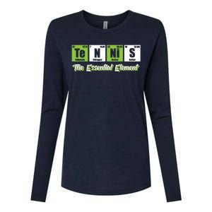 Tennis The Essential Element Funny Love Tennis Womens Cotton Relaxed Long Sleeve T-Shirt