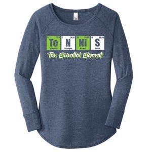 Tennis The Essential Element Funny Love Tennis Women's Perfect Tri Tunic Long Sleeve Shirt