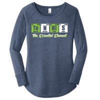 Tennis The Essential Element Funny Love Tennis Women's Perfect Tri Tunic Long Sleeve Shirt