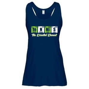 Tennis The Essential Element Funny Love Tennis Ladies Essential Flowy Tank