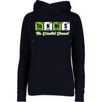 Tennis The Essential Element Funny Love Tennis Womens Funnel Neck Pullover Hood