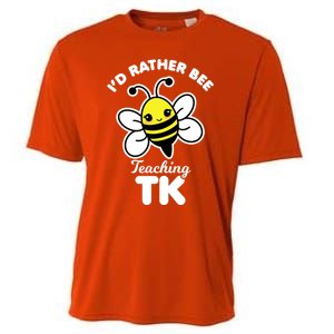 Tk Teacher Funny Kawaii Bee Transitional Kindergarten Gift Cooling Performance Crew T-Shirt