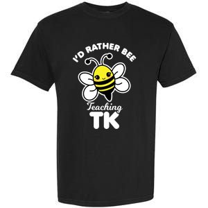 Tk Teacher Funny Kawaii Bee Transitional Kindergarten Gift Garment-Dyed Heavyweight T-Shirt