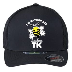 Tk Teacher Funny Kawaii Bee Transitional Kindergarten Gift Flexfit Unipanel Trucker Cap