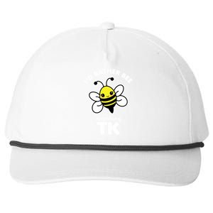 Tk Teacher Funny Kawaii Bee Transitional Kindergarten Gift Snapback Five-Panel Rope Hat