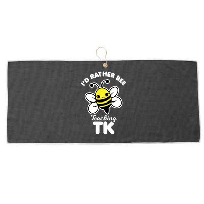 Tk Teacher Funny Kawaii Bee Transitional Kindergarten Gift Large Microfiber Waffle Golf Towel