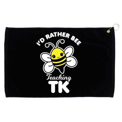 Tk Teacher Funny Kawaii Bee Transitional Kindergarten Gift Grommeted Golf Towel