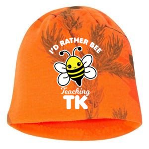 Tk Teacher Funny Kawaii Bee Transitional Kindergarten Gift Kati - Camo Knit Beanie