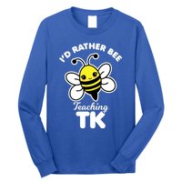 Tk Teacher Funny Kawaii Bee Transitional Kindergarten Gift Long Sleeve Shirt