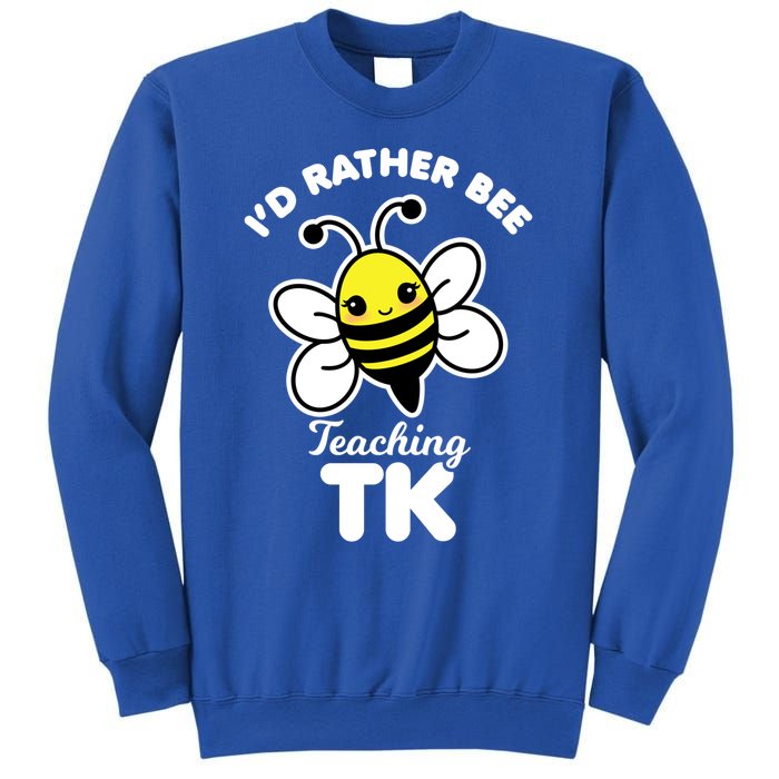 Tk Teacher Funny Kawaii Bee Transitional Kindergarten Gift Sweatshirt