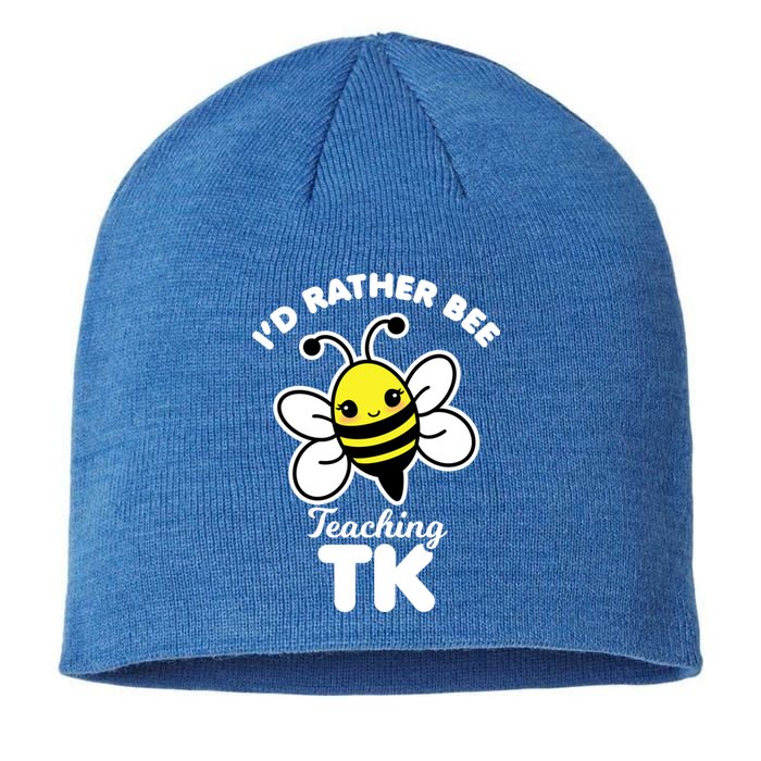 Tk Teacher Funny Kawaii Bee Transitional Kindergarten Gift Sustainable Beanie