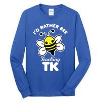 Tk Teacher Funny Kawaii Bee Transitional Kindergarten Gift Tall Long Sleeve T-Shirt