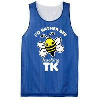 Tk Teacher Funny Kawaii Bee Transitional Kindergarten Gift Mesh Reversible Basketball Jersey Tank