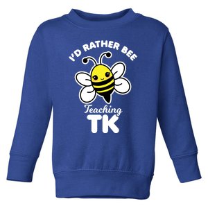 Tk Teacher Funny Kawaii Bee Transitional Kindergarten Gift Toddler Sweatshirt