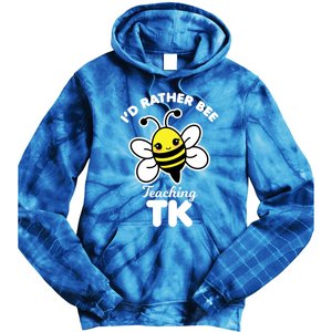 Tk Teacher Funny Kawaii Bee Transitional Kindergarten Gift Tie Dye Hoodie