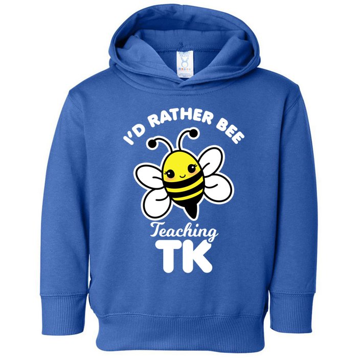 Tk Teacher Funny Kawaii Bee Transitional Kindergarten Gift Toddler Hoodie