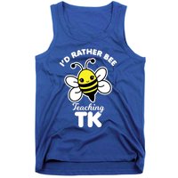 Tk Teacher Funny Kawaii Bee Transitional Kindergarten Gift Tank Top