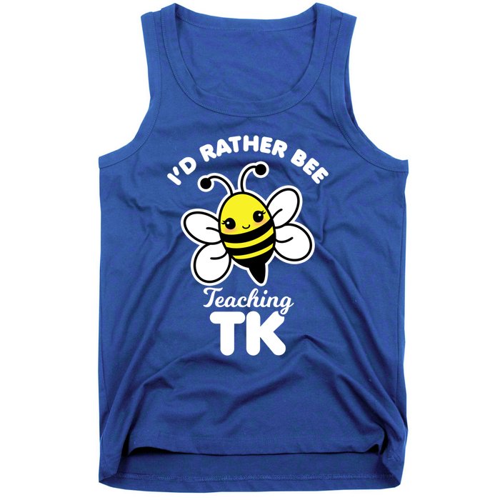 Tk Teacher Funny Kawaii Bee Transitional Kindergarten Gift Tank Top