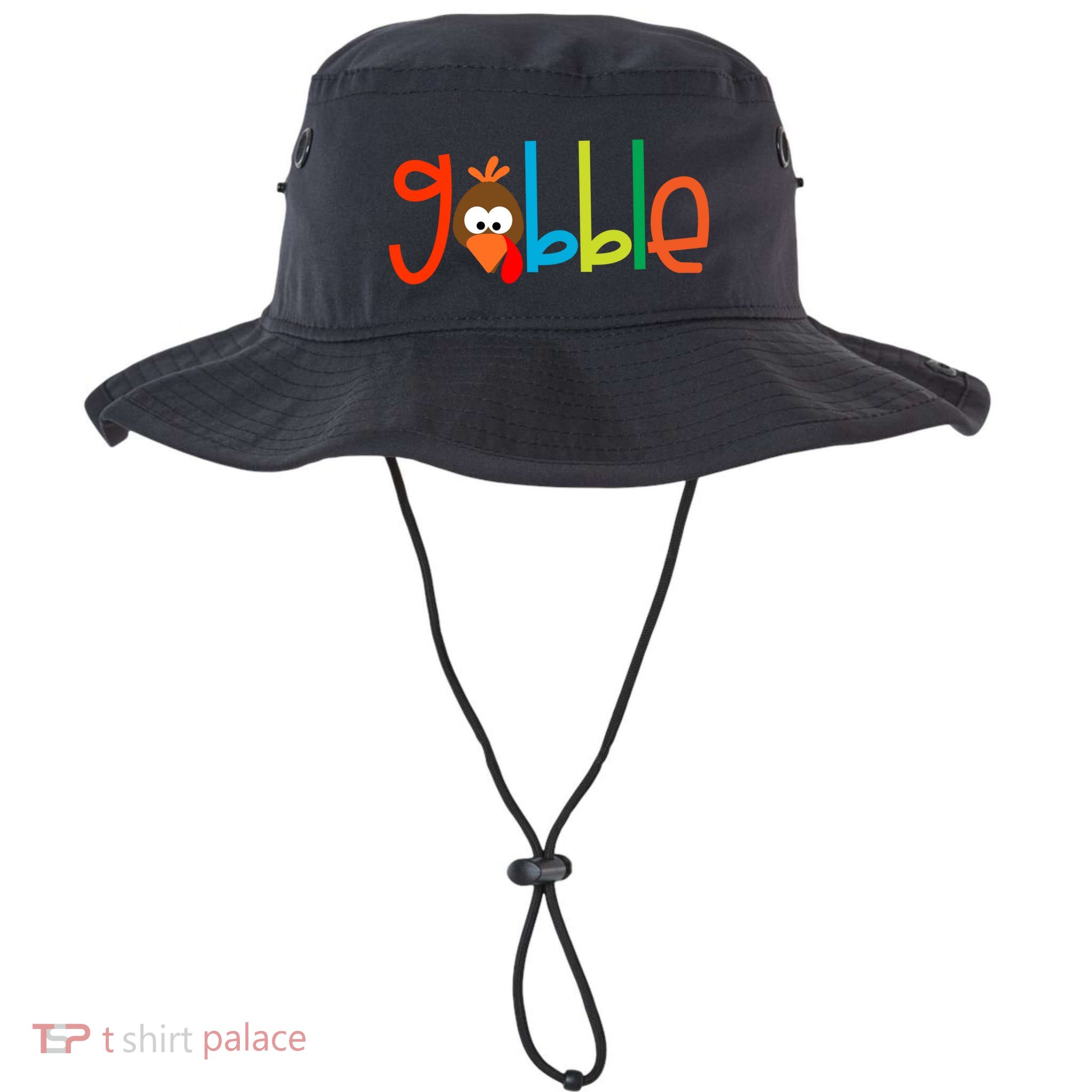 Thanksgiving Turkey Face Turkey Day Gobble Gift Bucket Hat