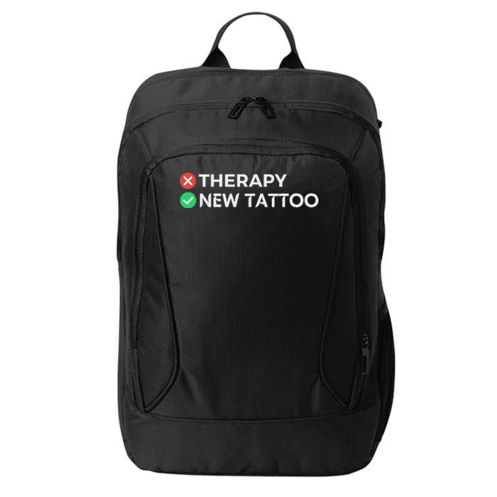 Tattoo Therapy Funny Tattoo Gift For Tattoo Artists City Backpack