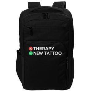 Tattoo Therapy Funny Tattoo Gift For Tattoo Artists Impact Tech Backpack