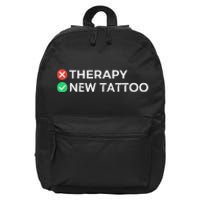 Tattoo Therapy Funny Tattoo Gift For Tattoo Artists 16 in Basic Backpack