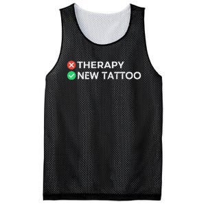 Tattoo Therapy Funny Tattoo Gift For Tattoo Artists Mesh Reversible Basketball Jersey Tank