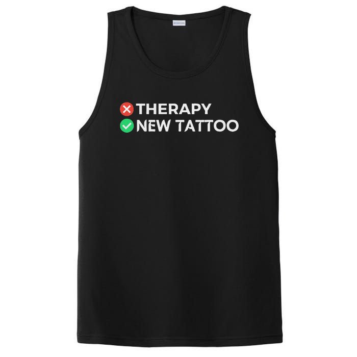 Tattoo Therapy Funny Tattoo Gift For Tattoo Artists PosiCharge Competitor Tank