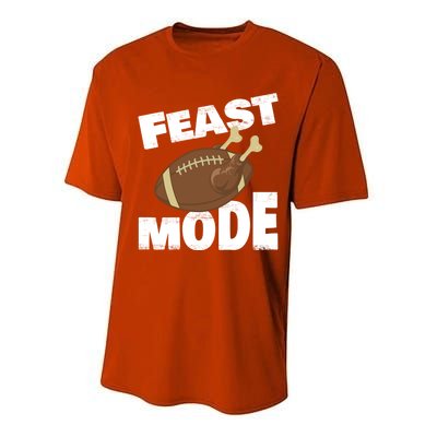 Thanksgiving Turkey Feast Mode Football Family Day Holiday Gift Performance Sprint T-Shirt