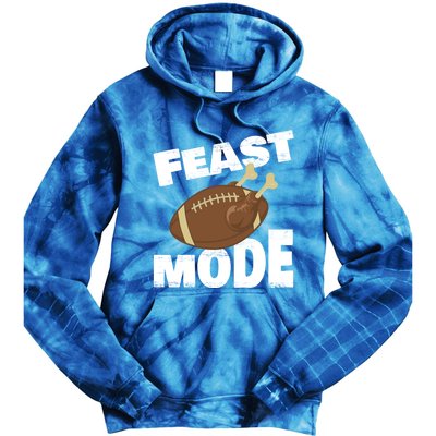 Thanksgiving Turkey Feast Mode Football Family Day Holiday Gift Tie Dye Hoodie