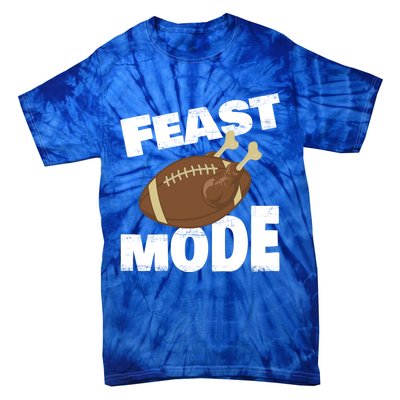 Thanksgiving Turkey Feast Mode Football Family Day Holiday Gift Tie-Dye T-Shirt