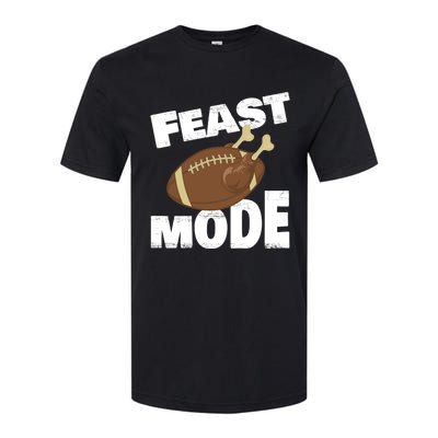 Thanksgiving Turkey Feast Mode Football Family Day Holiday Gift Softstyle CVC T-Shirt