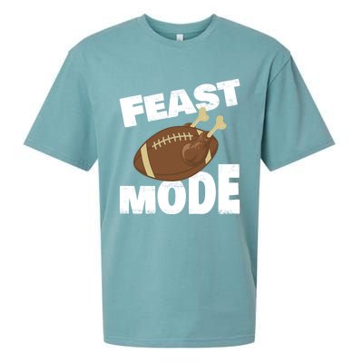 Thanksgiving Turkey Feast Mode Football Family Day Holiday Gift Sueded Cloud Jersey T-Shirt